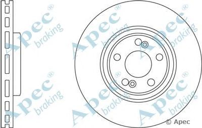 APEC BRAKING dsk2590 -  Тормозной диск